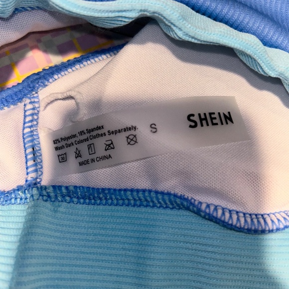 SHEIN High Waisted Cheeky Two Piece Women's Swimsuit Size S - Picture 5 of 5